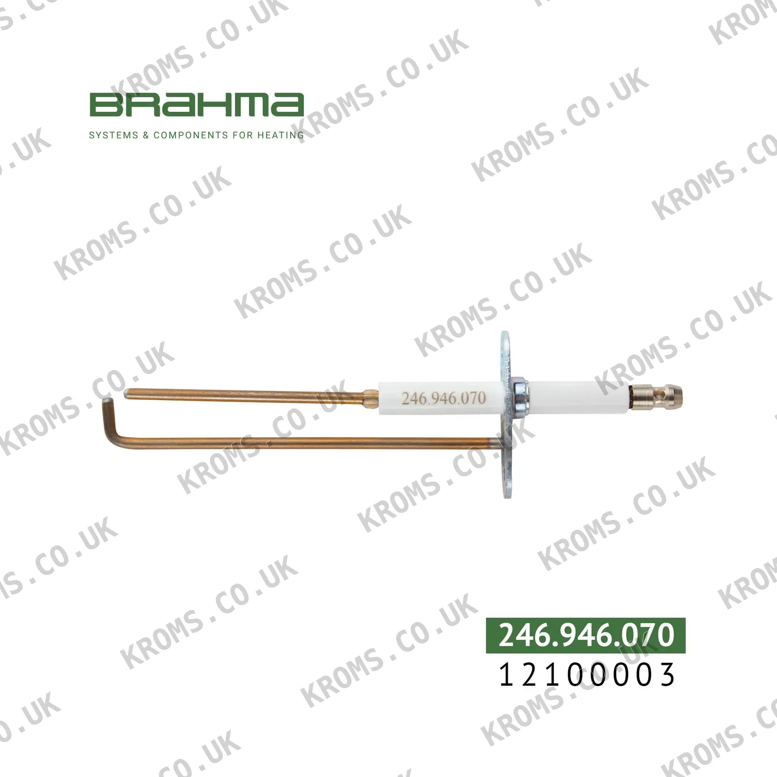 Brahma Ionization and ignition electrode K3,0 S2ALV 8-60 12100003