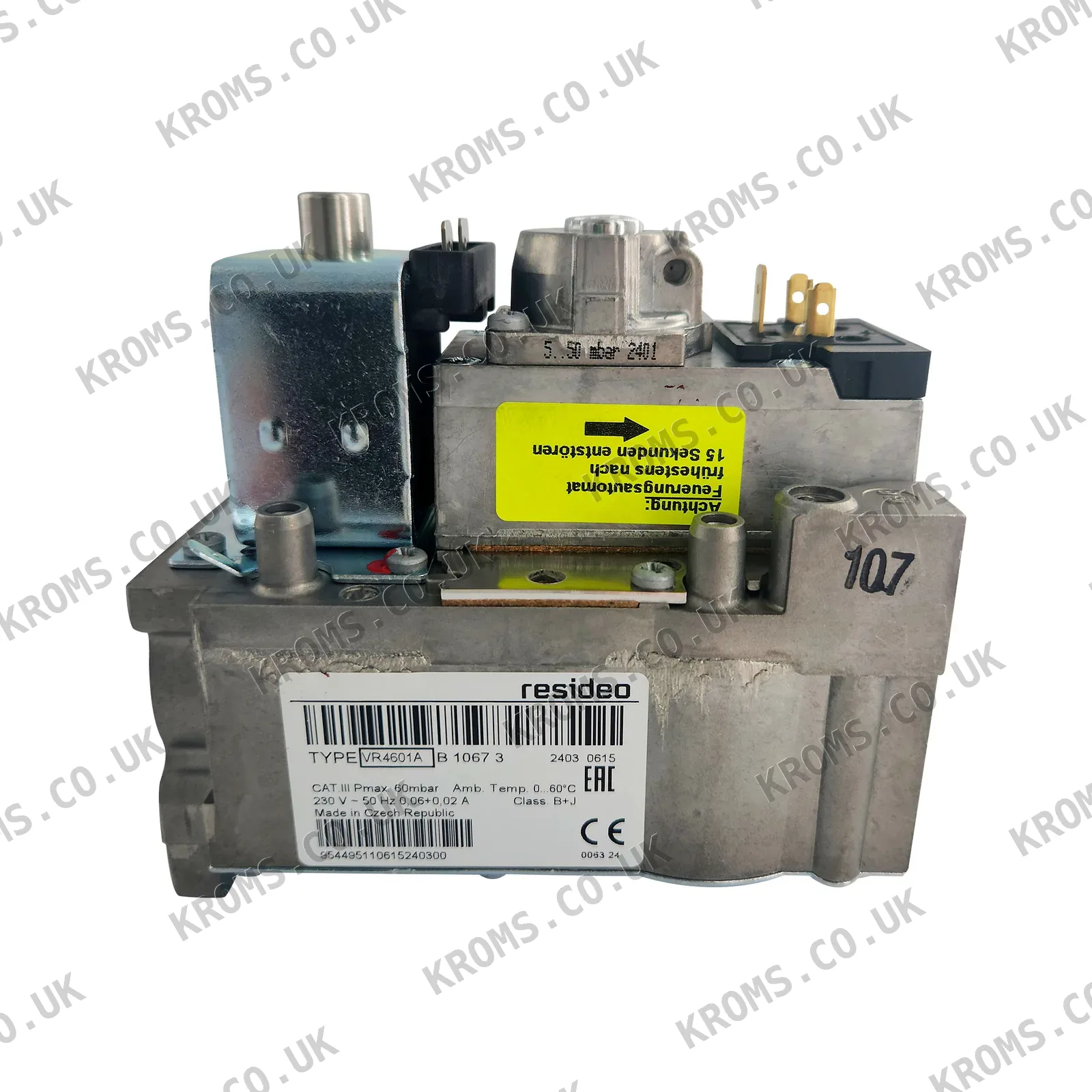 Honeywell Gas solenoid valves VR4601AB1067U