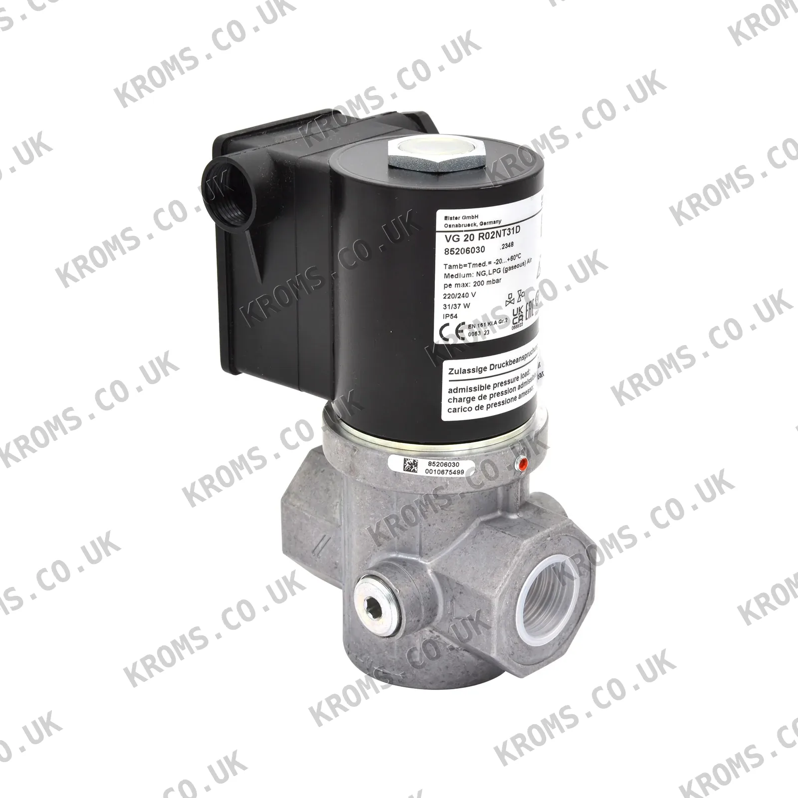 Kromschroder Gas solenoid valve VG20R02NT31D 85206030