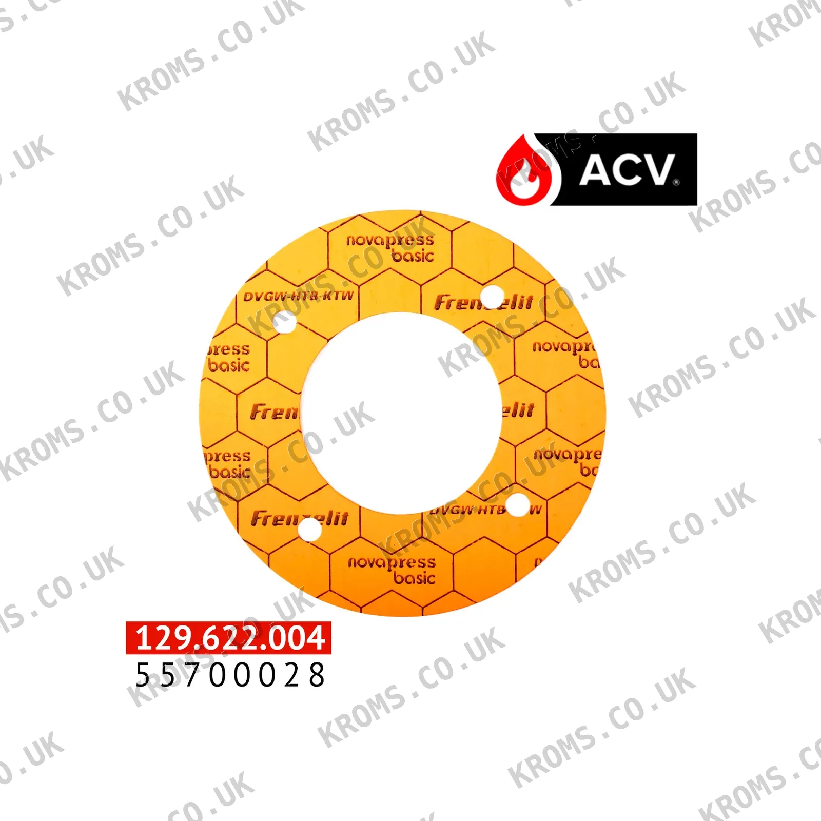 ACV Gasket burner tube 55700028