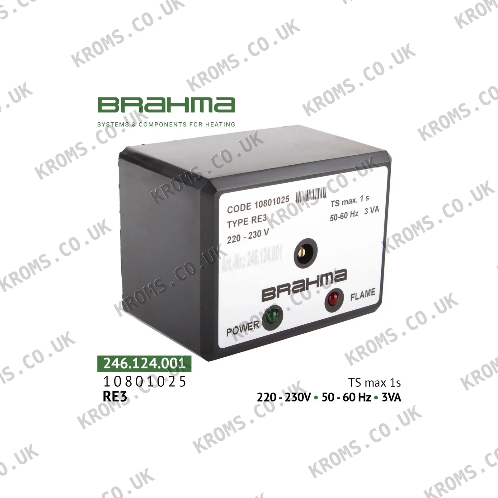 Brahma Flame relay RE3 10801025