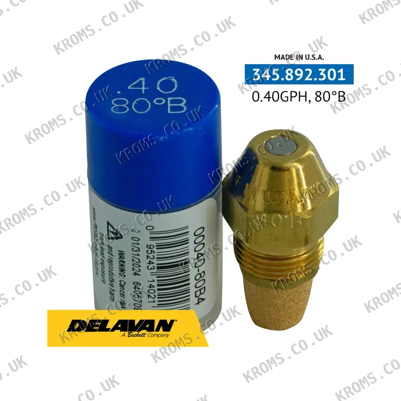 Delavan Oil burner nozzles 00040-80B4
