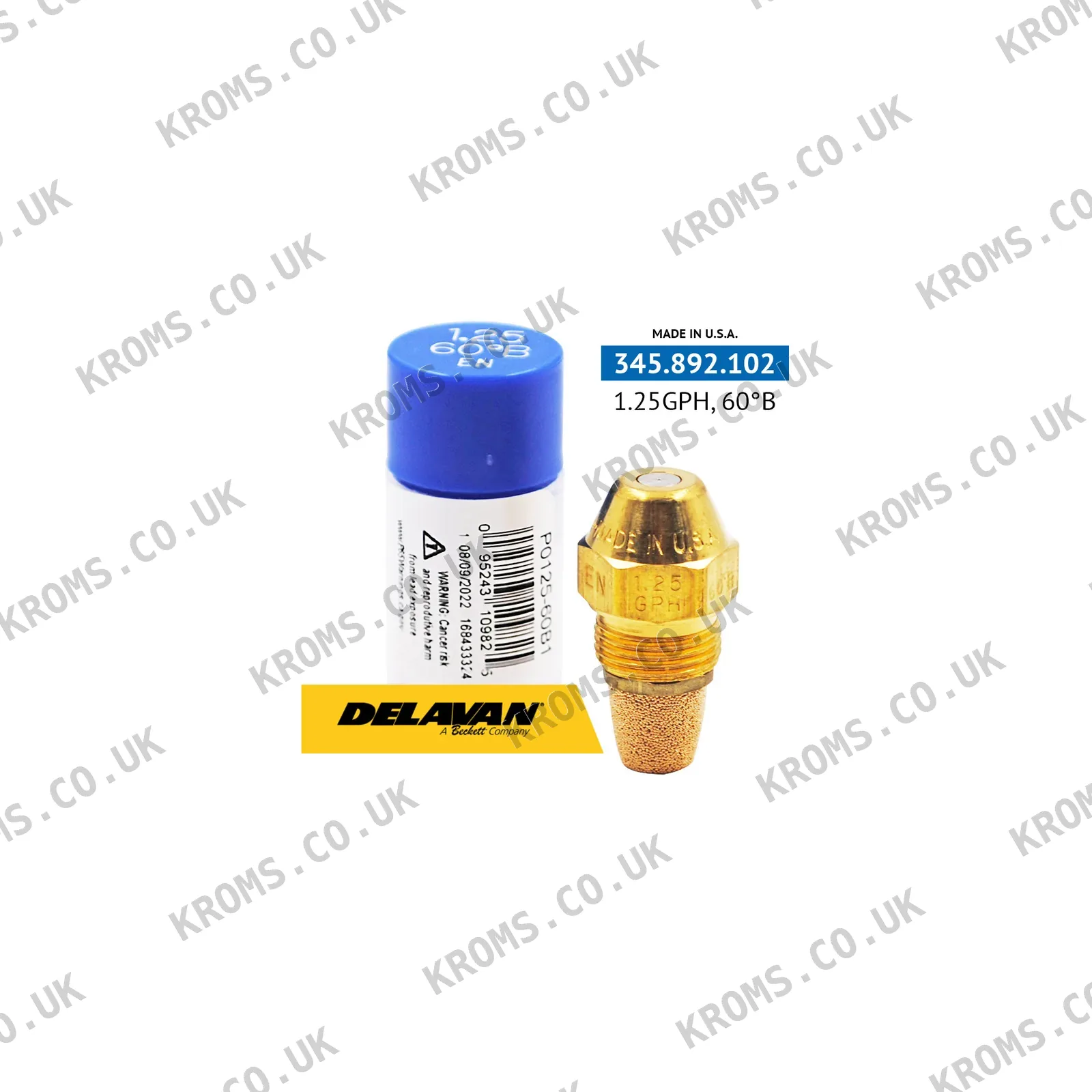 Delavan Oil burner nozzle P0125-60B1