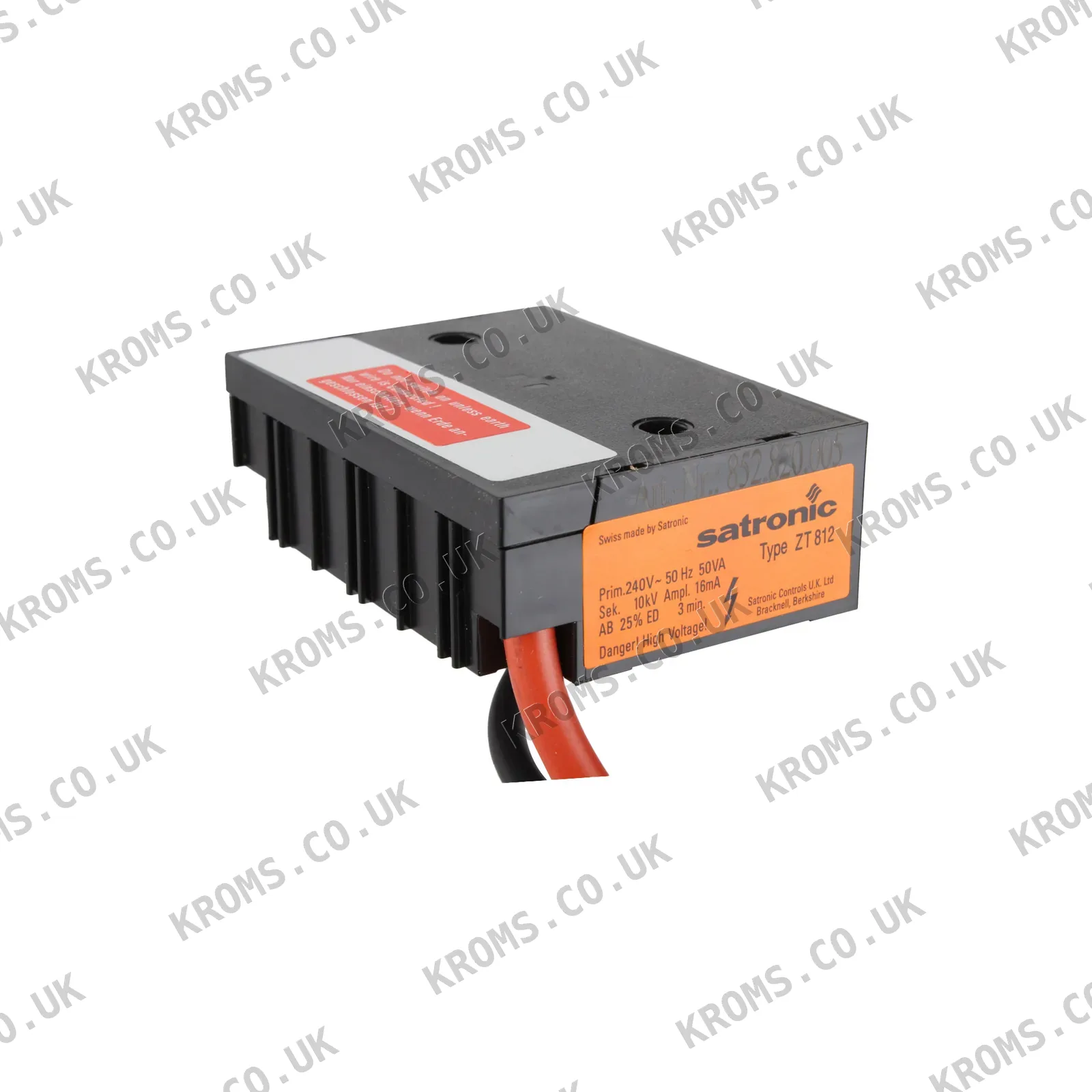 Honeywell Ignition transformer ZT812 12600