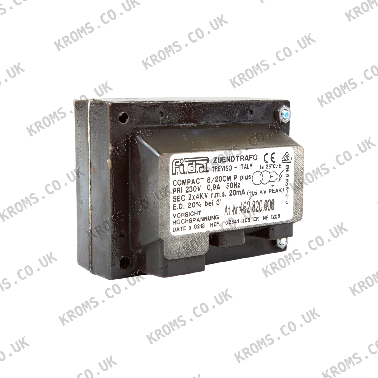 Fida Compact ignition transformer 8/20CM P TF082D1