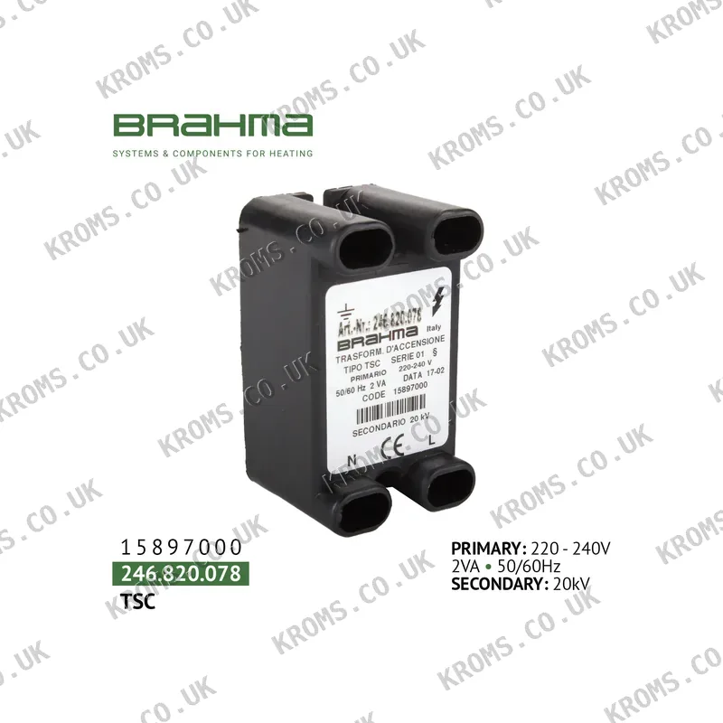 Brahma Ignition transformer 15897000