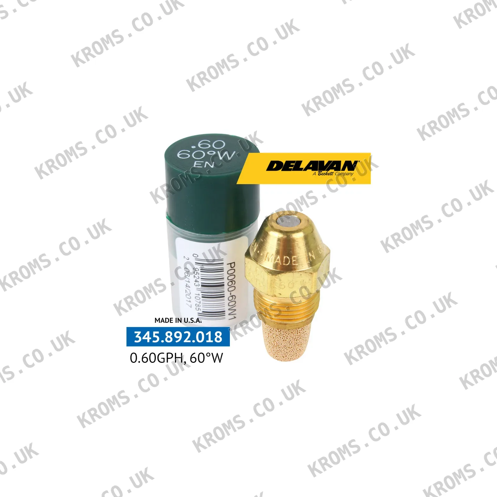 Delavan Oil burner nozzle P0060-60W1