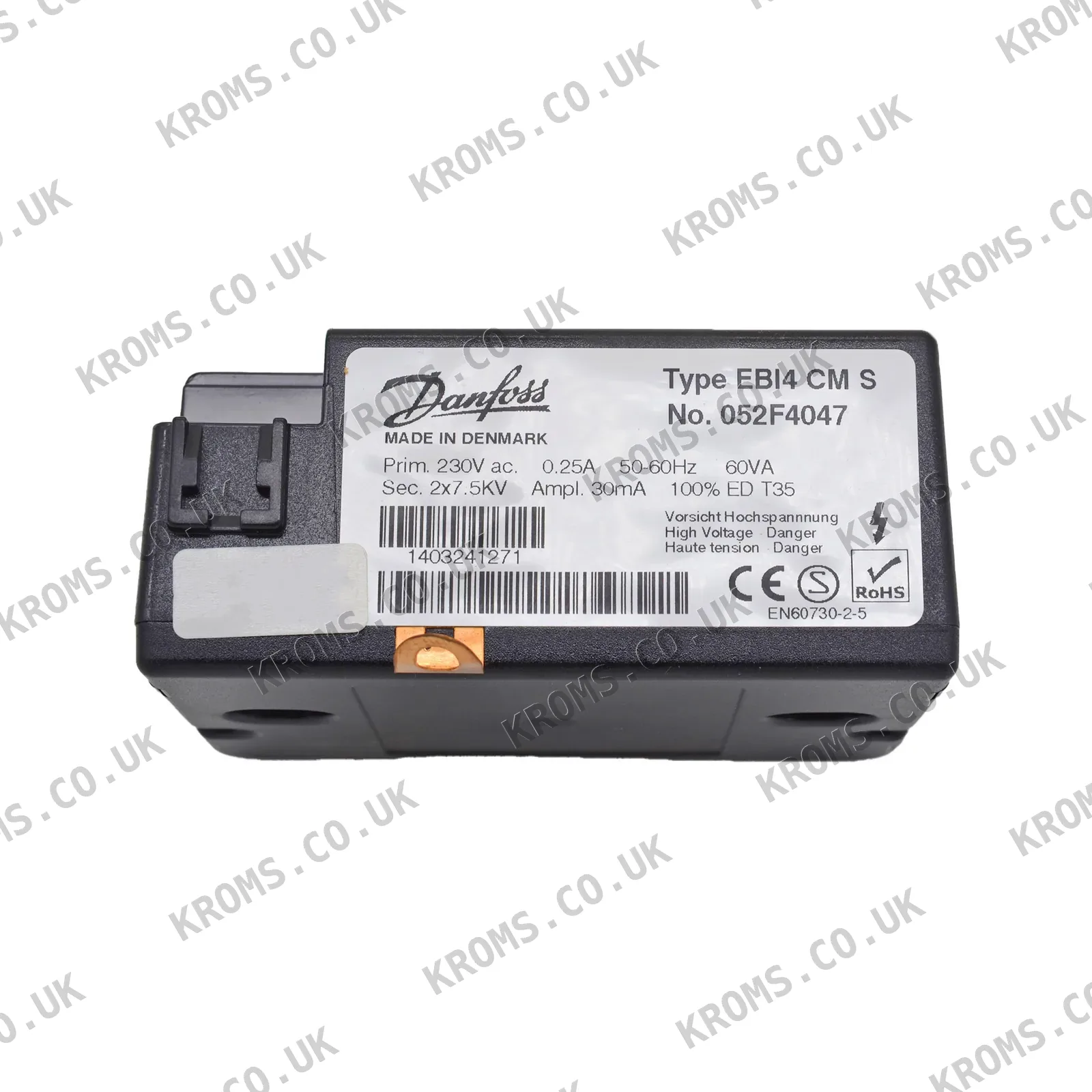 Danfoss High-voltage ignition transformer EBI4 CM S 052F4047