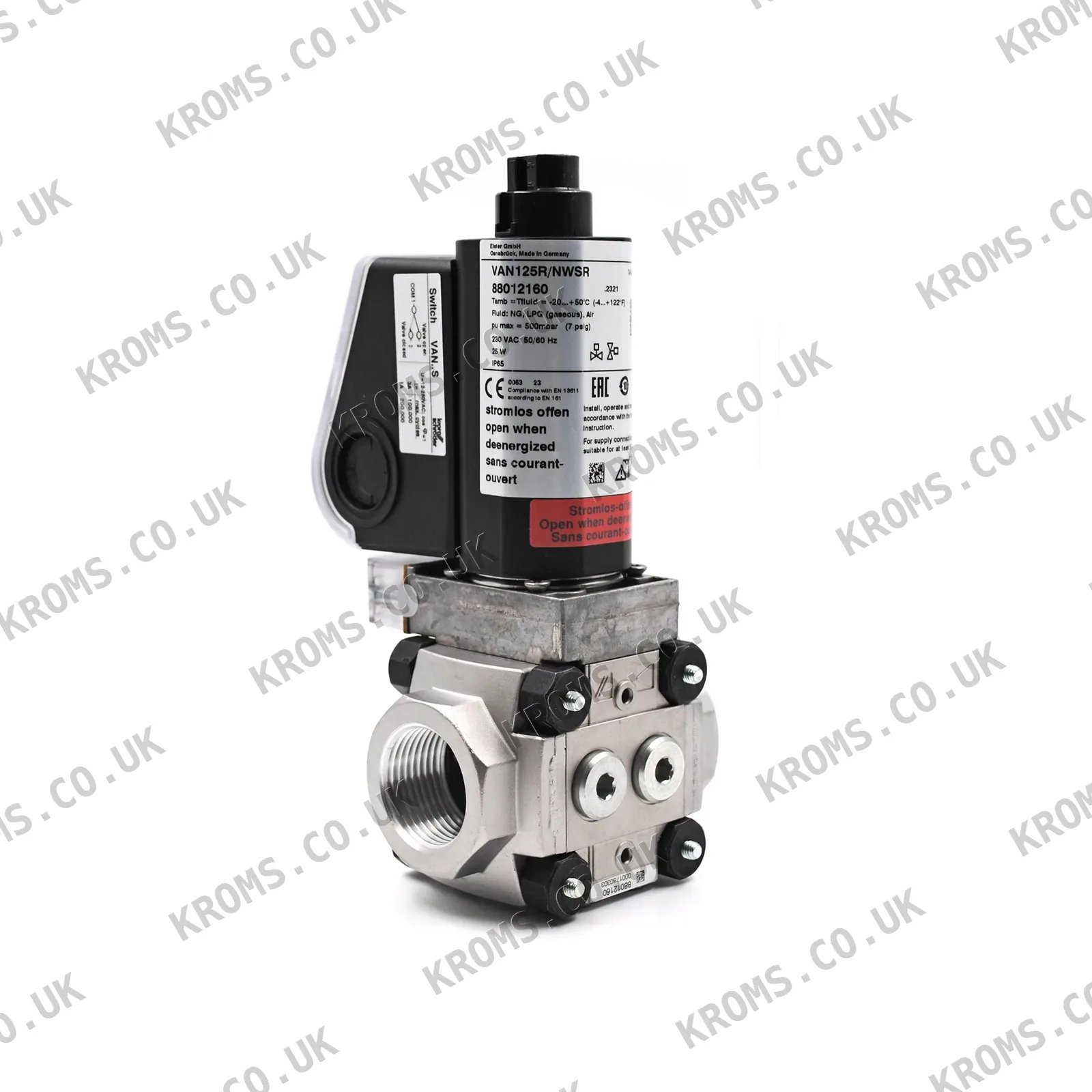 Kromschroder Gas solenoid valve VAN125R/NWSR 88012160