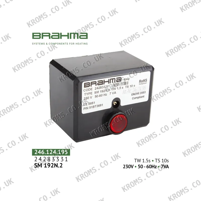 Brahma Microprocessor controller (burner management system) SM192N.2 24283331