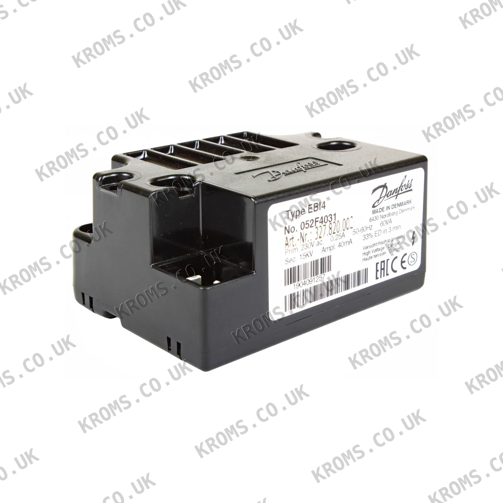 Danfoss Ignition transformer EBI4 052F4031