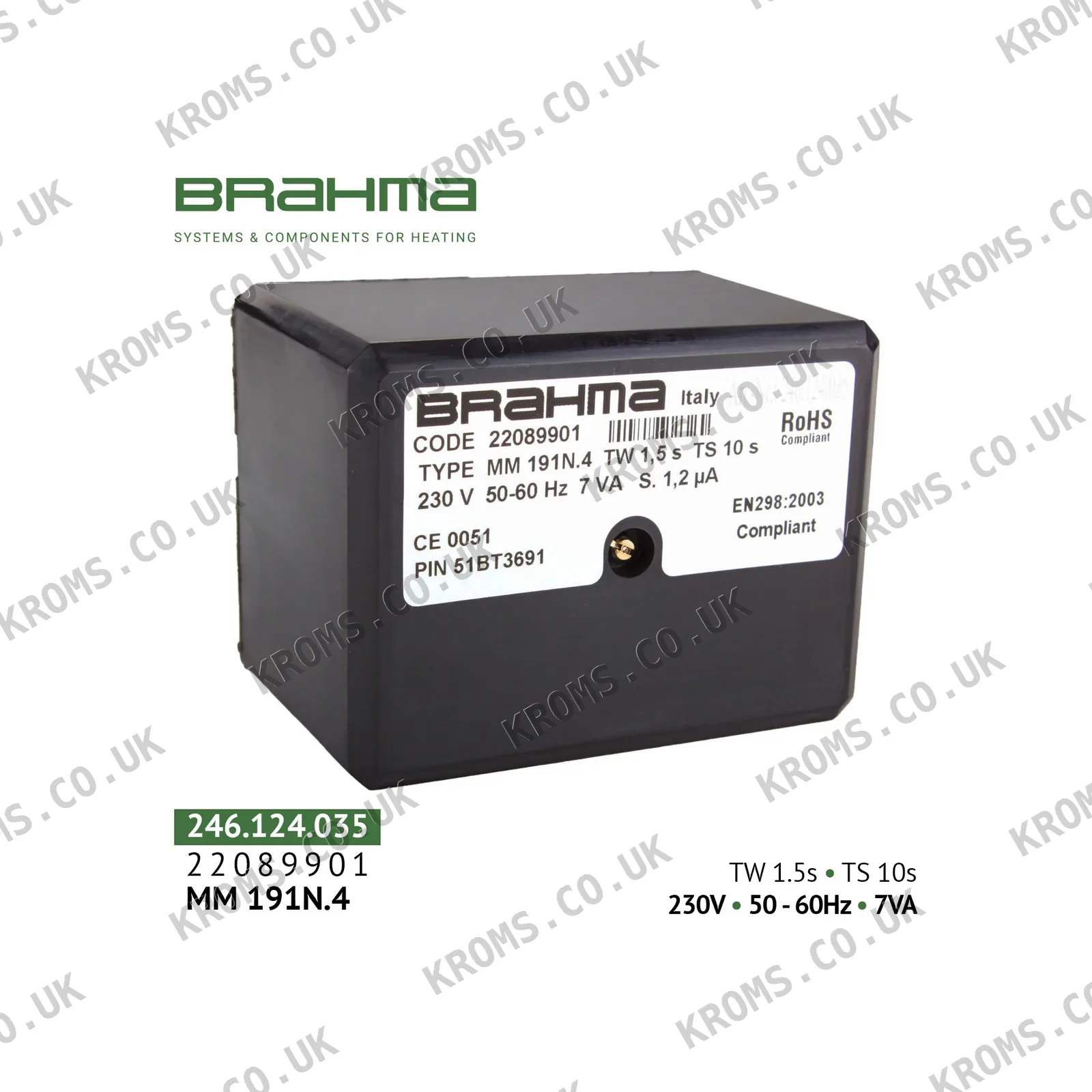 Brahma Control box MM191N.4 22089901