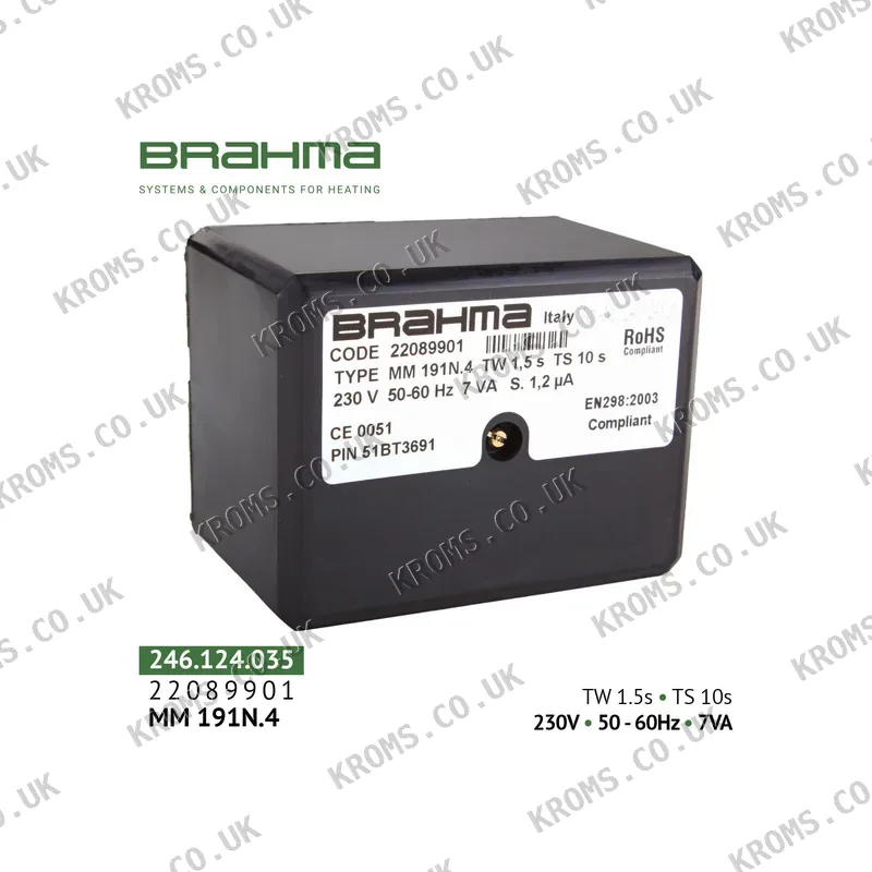 Brahma Control box MM191N.4 22089901