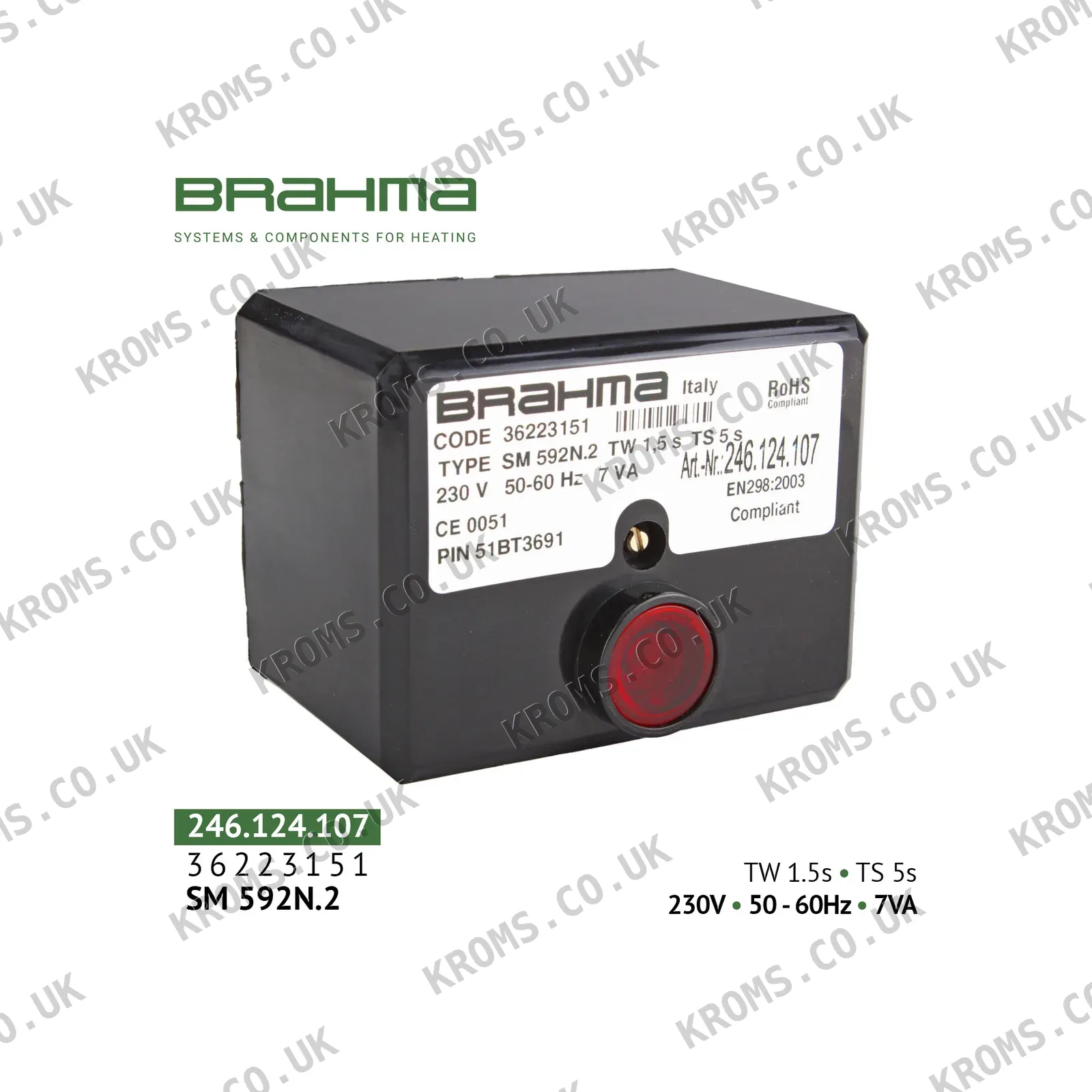 Brahma Control box SM592N.2 36223151
