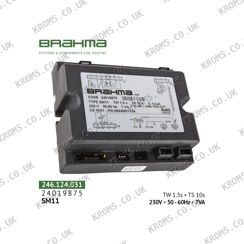 Brahma Burner control box SM11 24019875