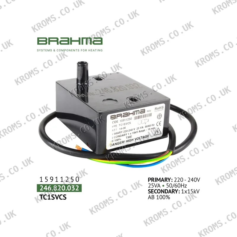 Brahma Ignition transformer 15911250
