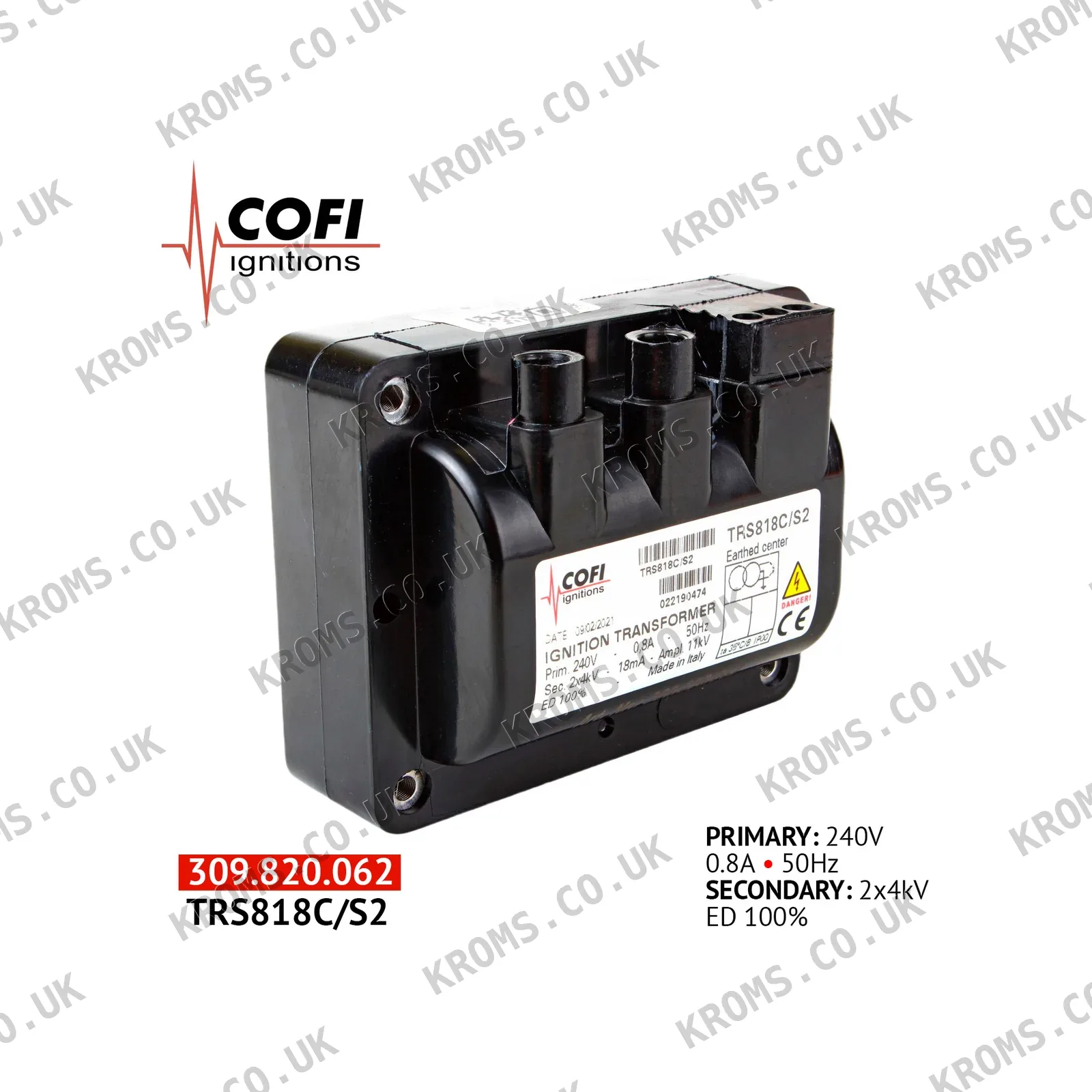 Cofi Ignition transformer TRS818C/S2