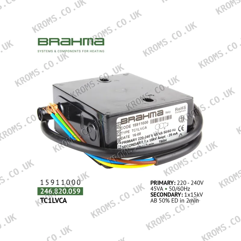 Brahma Ignition transformer TC1LVCA 15911000