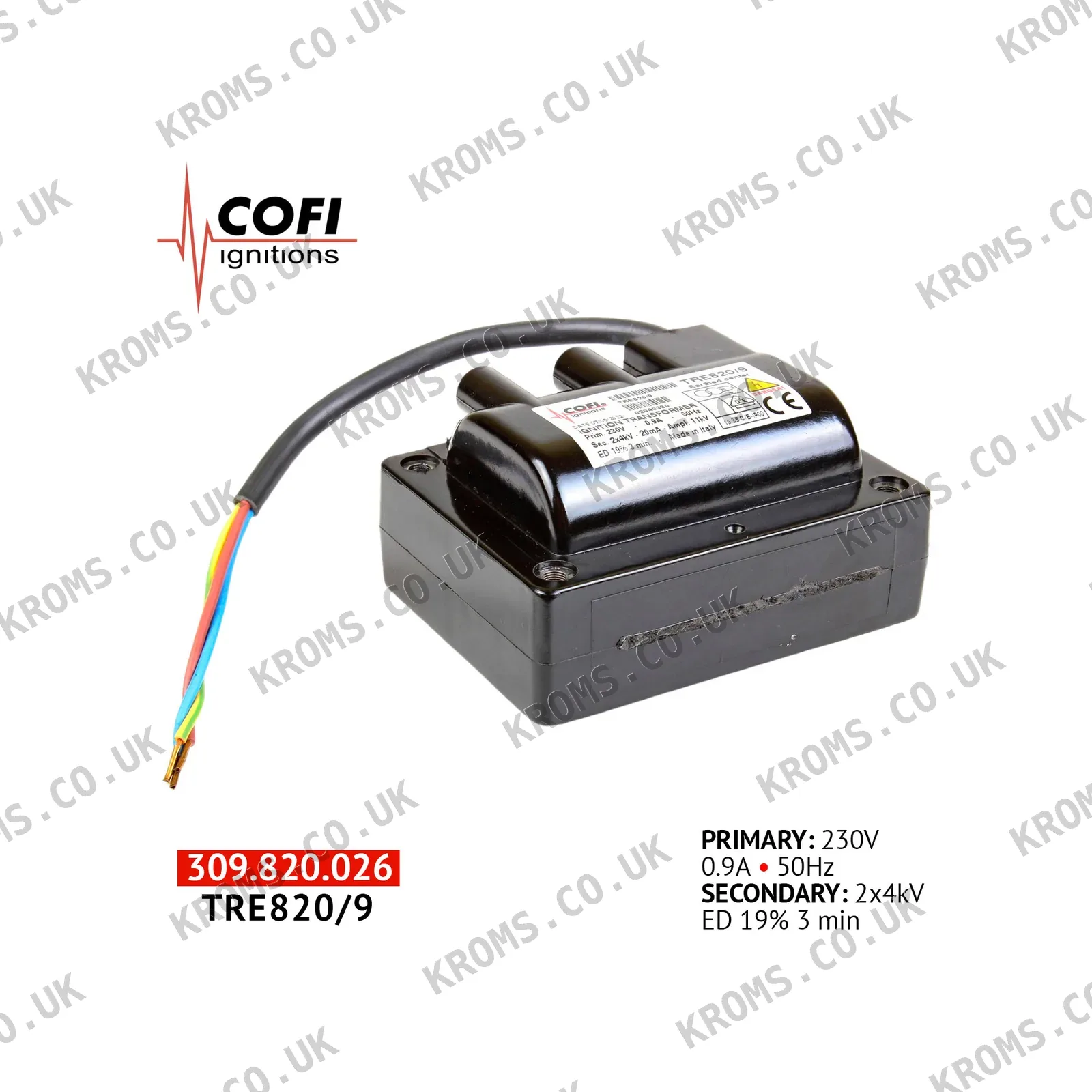 Cofi Ignition transformer TRE820/9