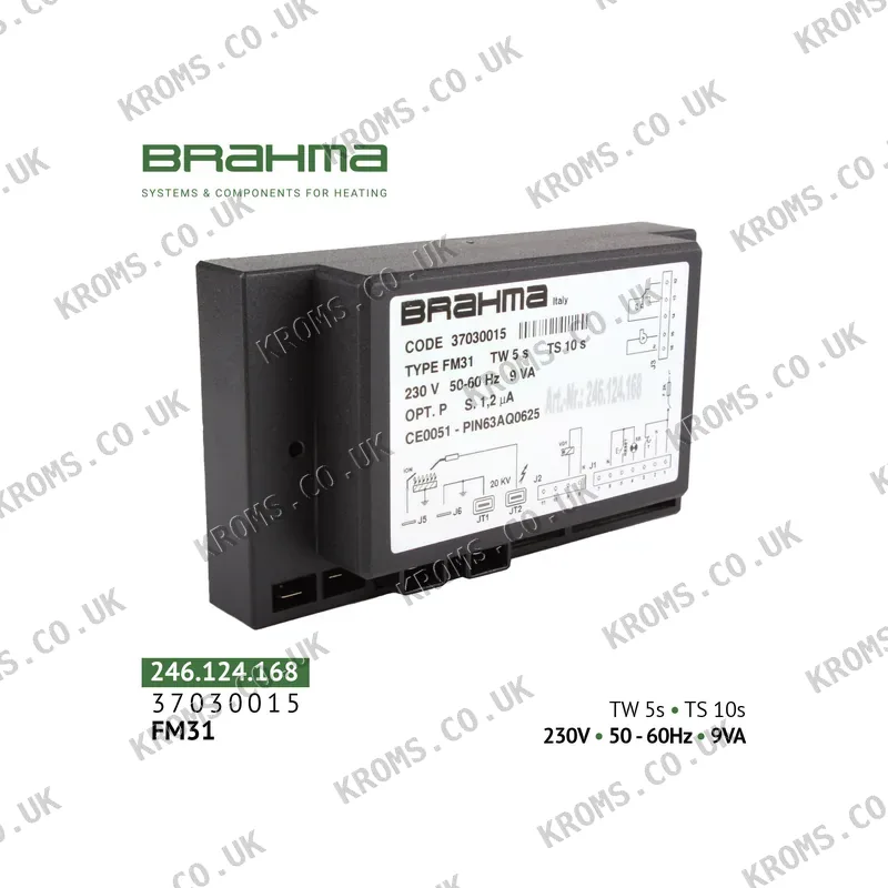 Brahma Electromechanical control relay FM31 37030015