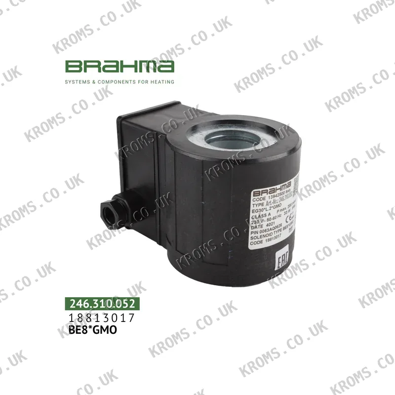 Brahma Solenoid coil BE8*GMO 18813017