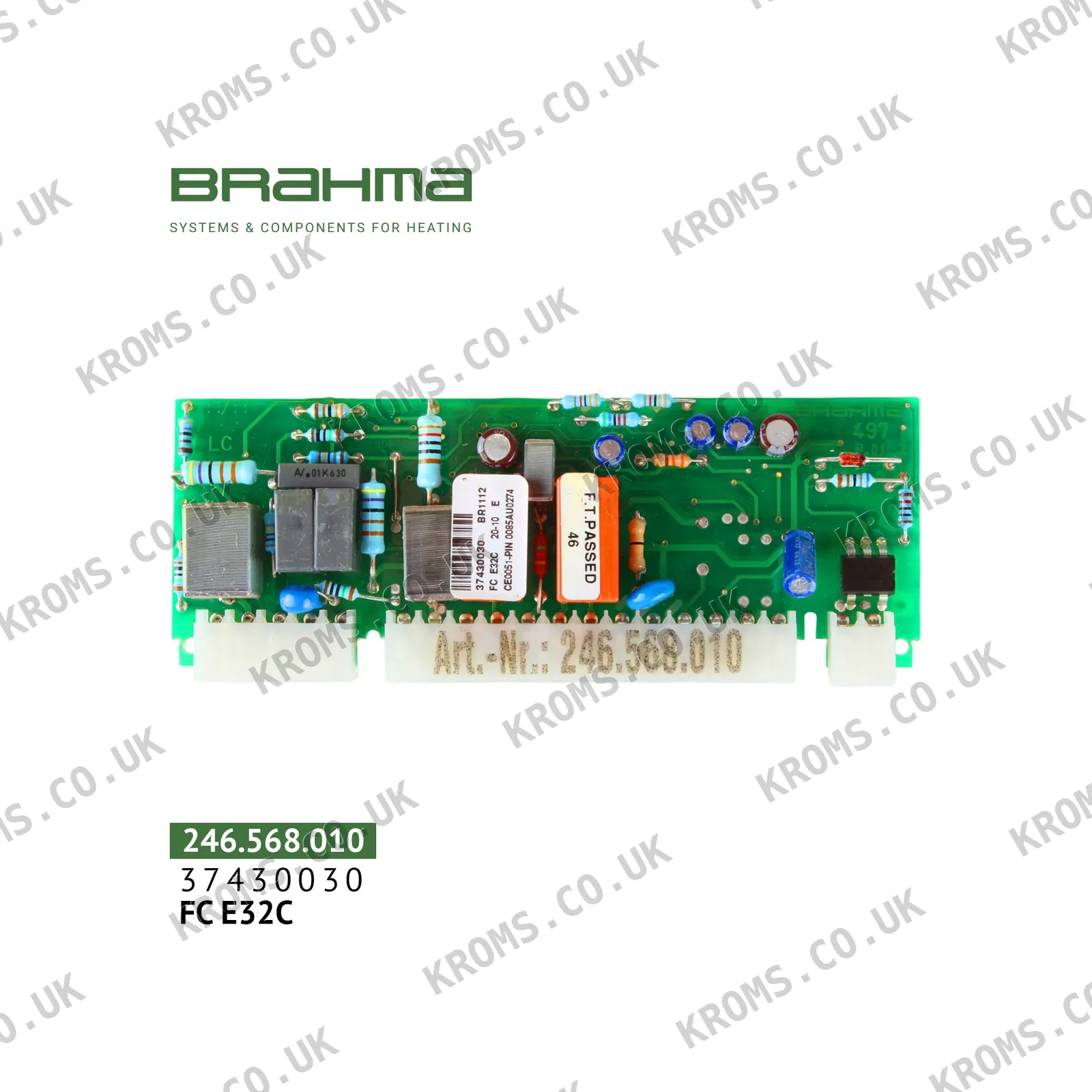 Brahma Electronic control board (PCB) FC E32C 37430030