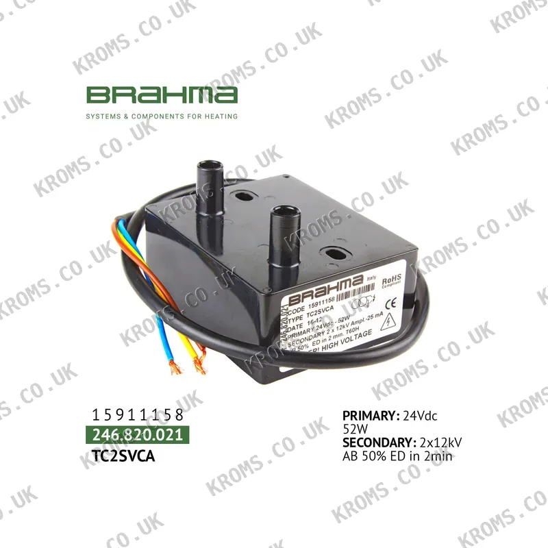 Brahma Ignition transformer TC2SVCA 15911158
