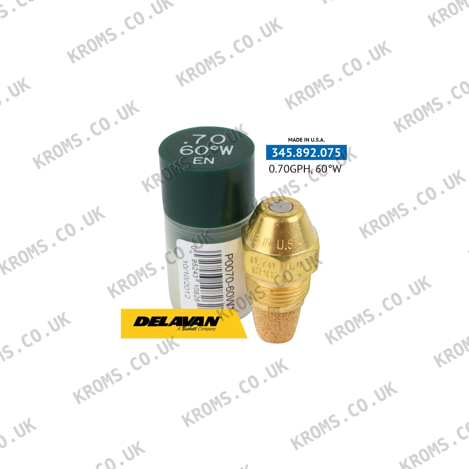 Delavan Oil burner nozzle P0070-60W1