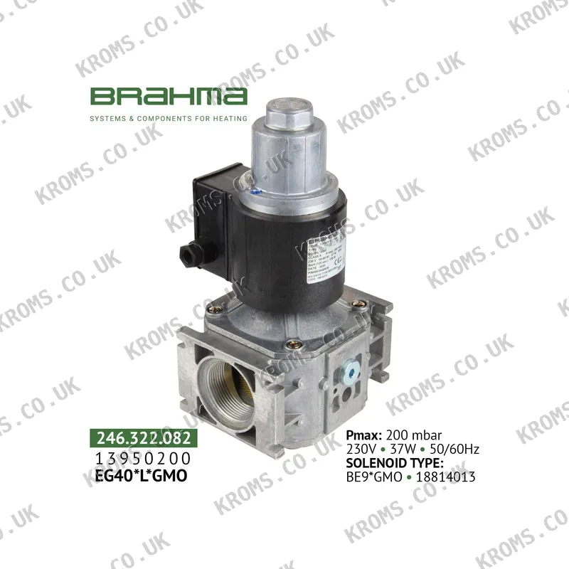 Brahma Gas valve EG40*L*GMO 13950200