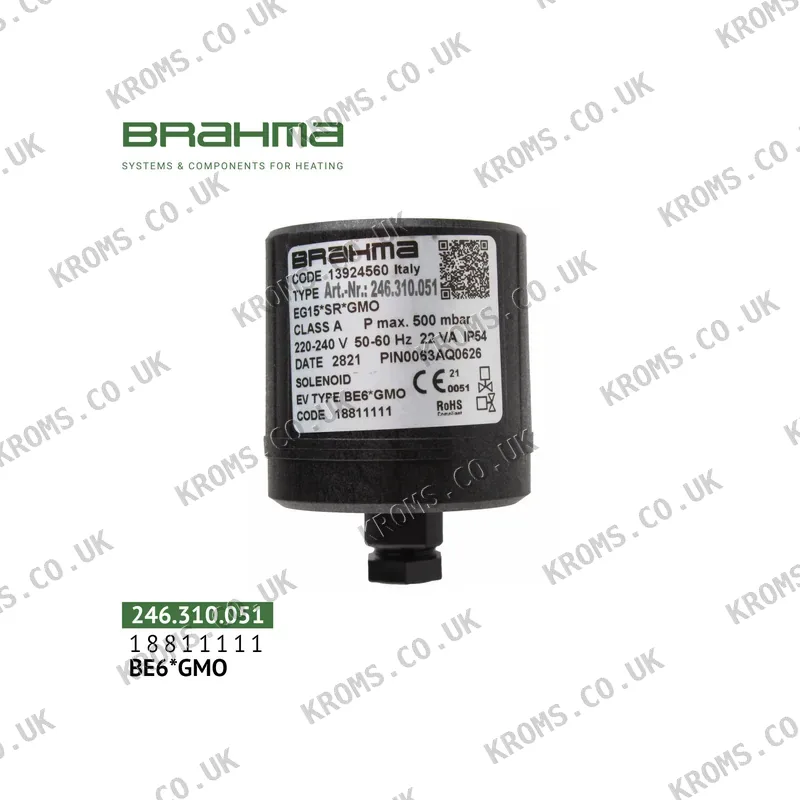 Brahma Solenoid coil BE6*GMO 18811111