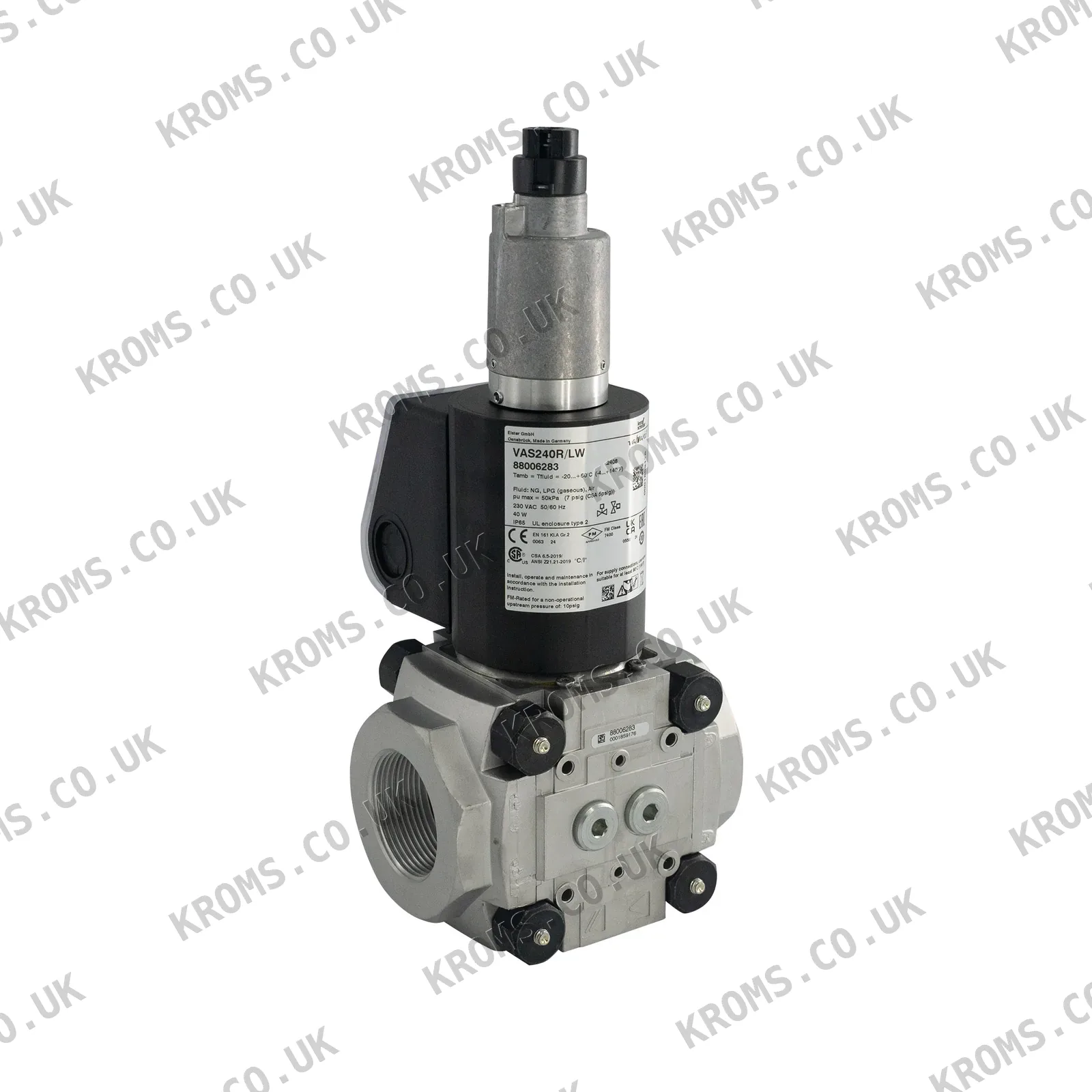 Kromschroder Gas solenoid valve VAS240R/LW 88006283