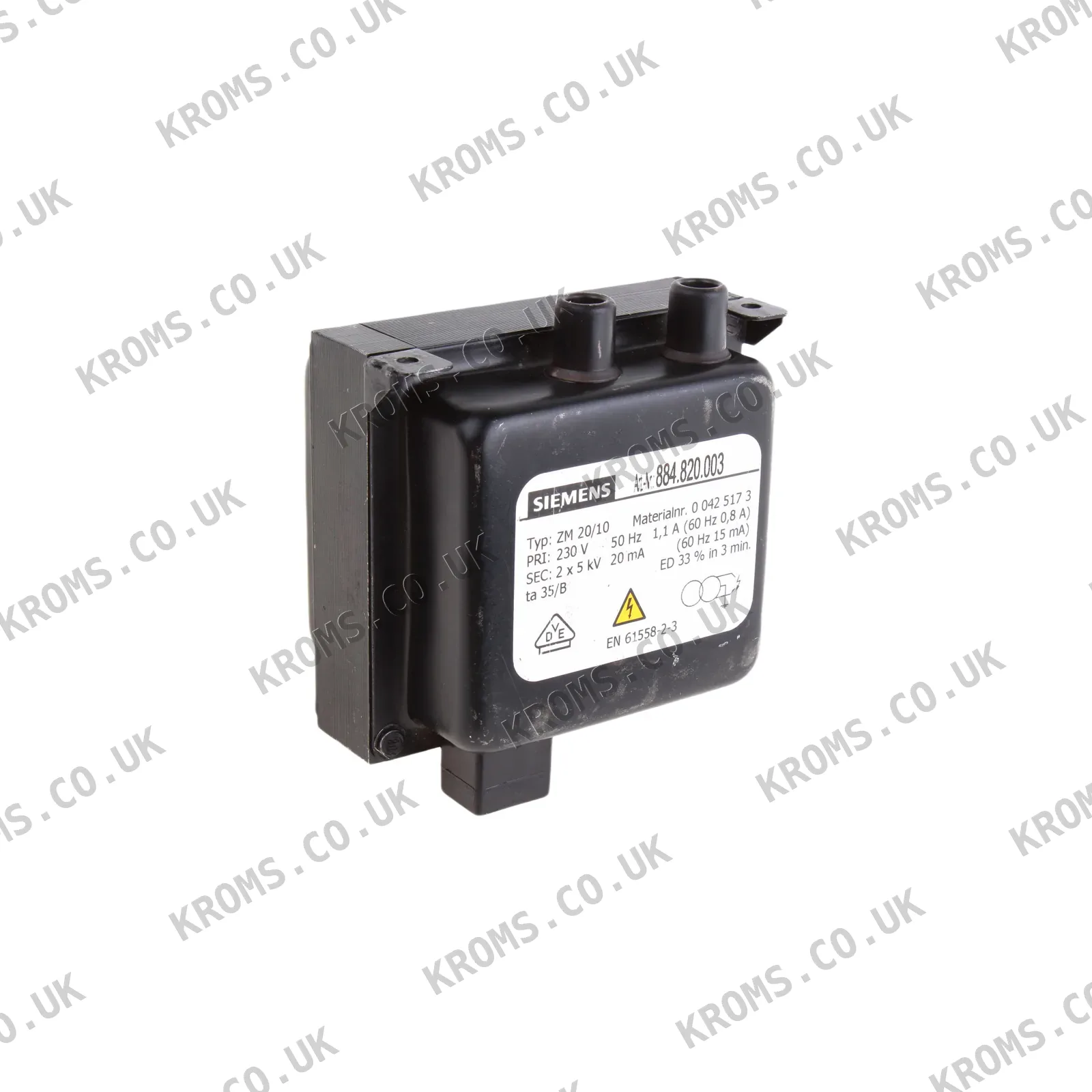 Siemens Ignition transformer ZM20/10 00425173