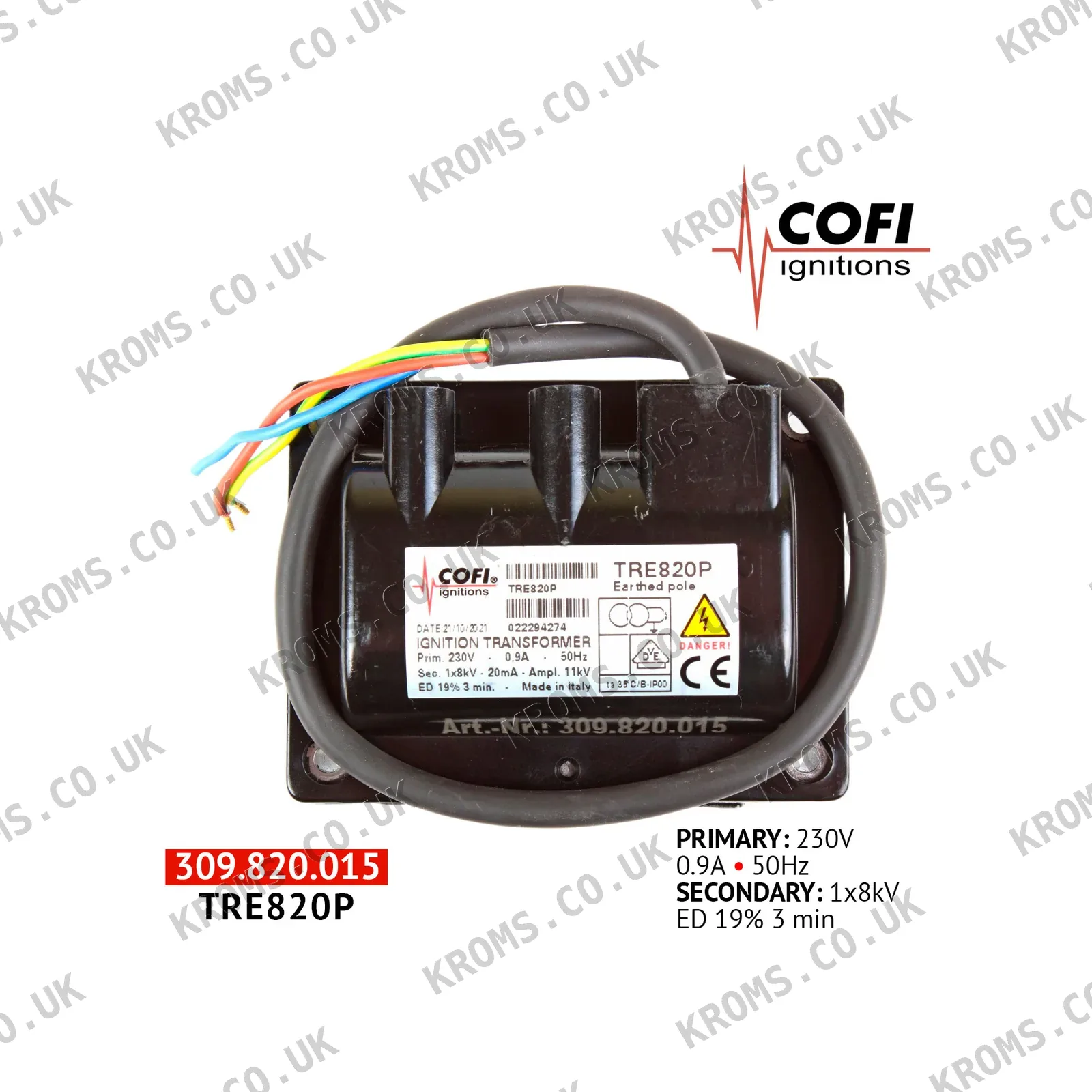 Cofi Ignition transformer TRE820P