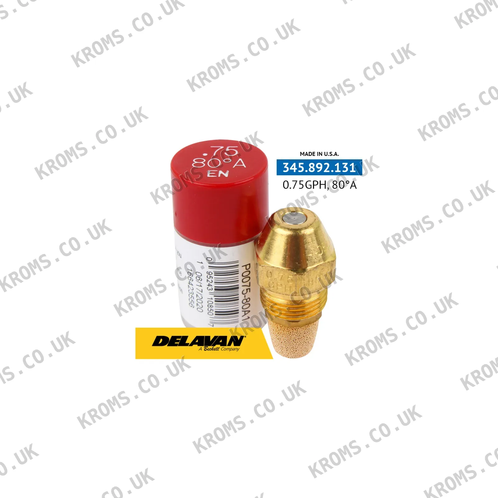 Delavan Oil burner nozzle P0075-80A1