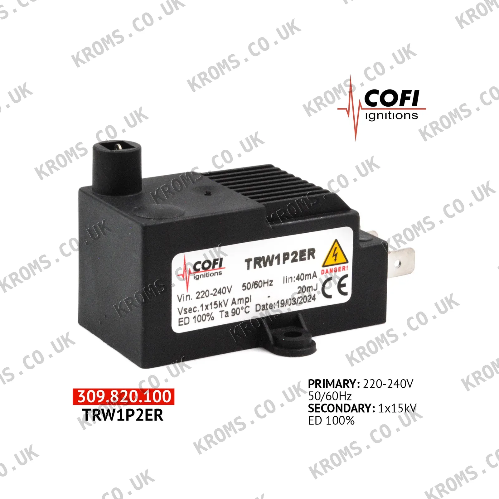 Cofi Ignition transformer TRW1P2ER