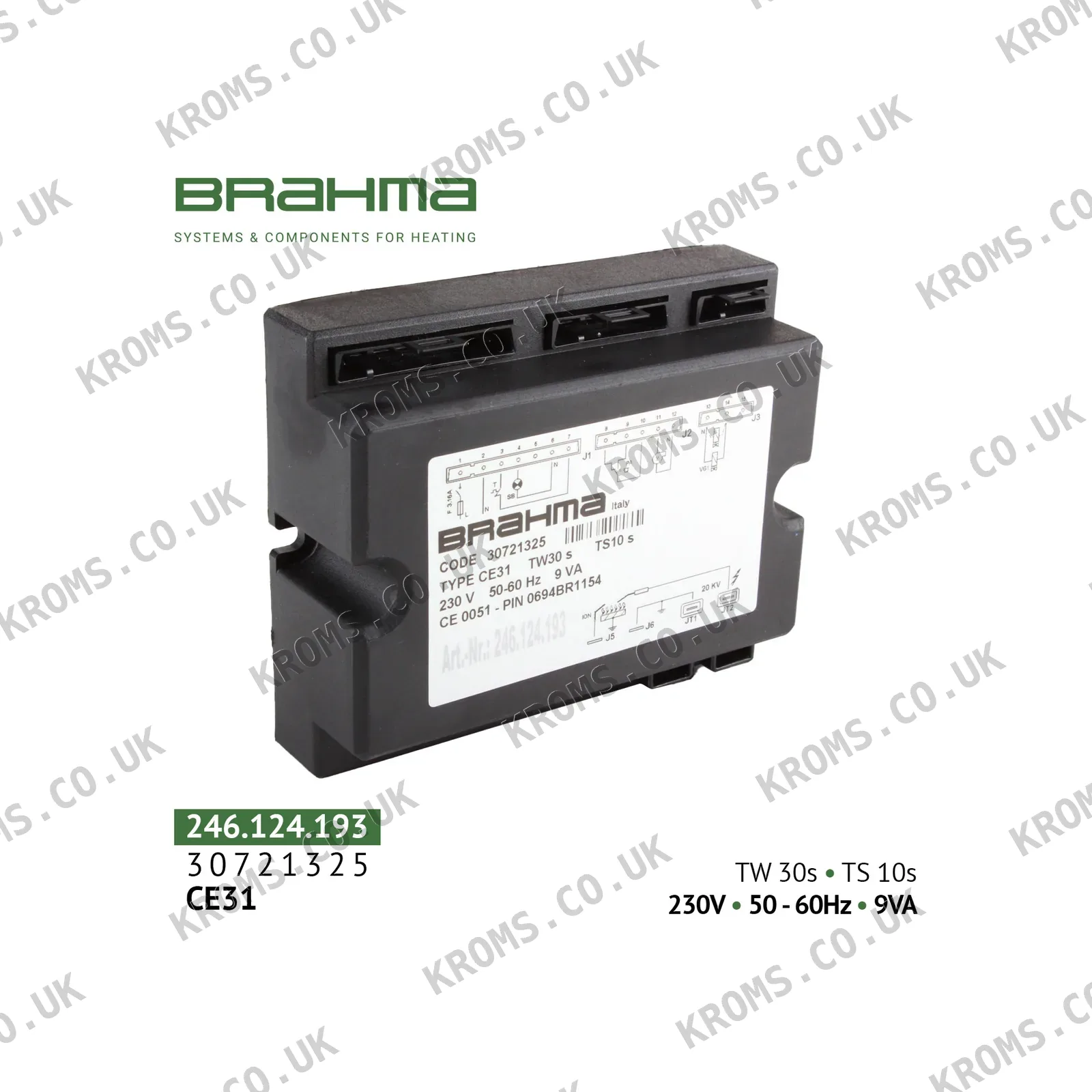 Brahma Burner control unit CE31 30721325