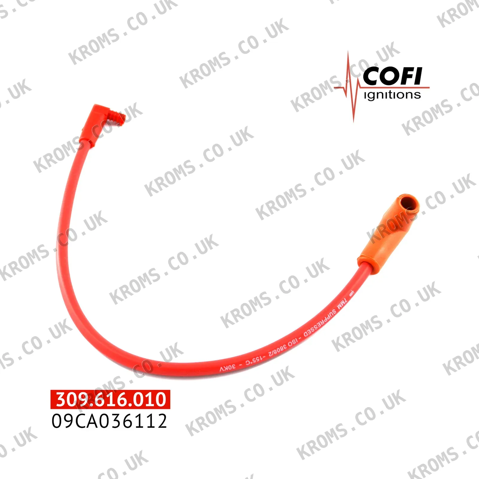 Cofi High-voltage wire 400 mm 09CA036112