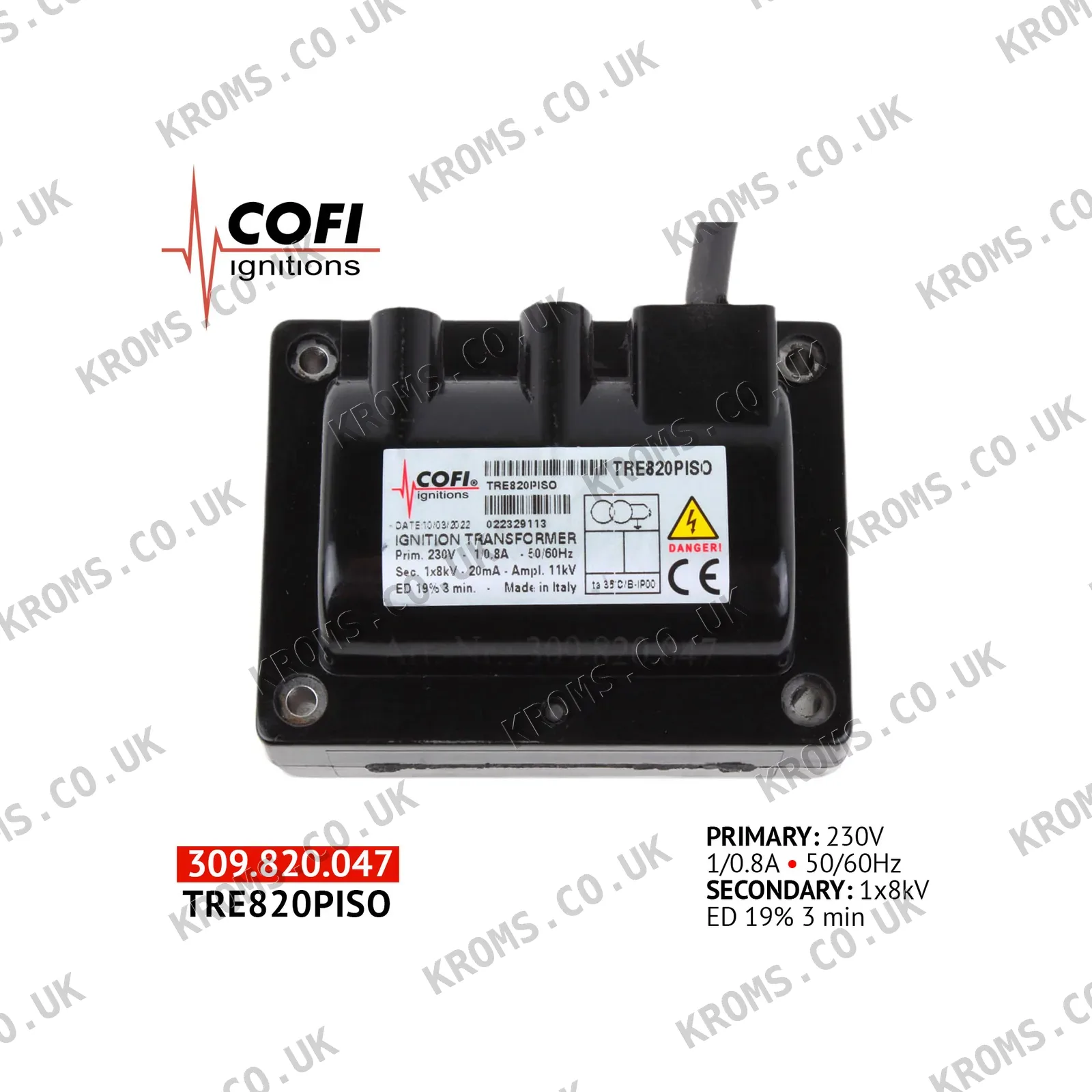Cofi Ignition transformer TRE820PISO