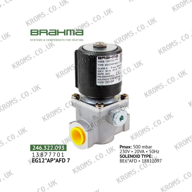 Brahma Gas valve EG12*AP*AFD 7 13877701