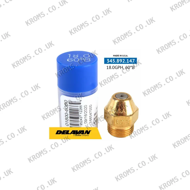 Delavan Oil burner nozzles 01800-60B0