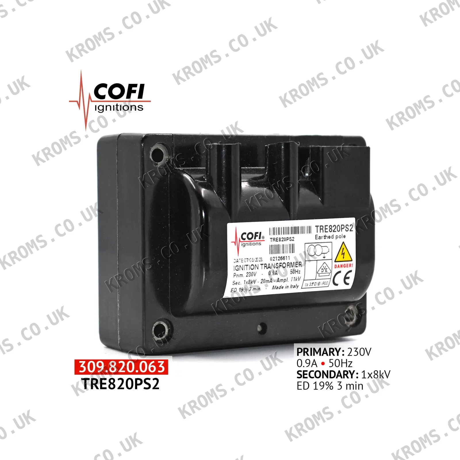 Cofi Ignition transformer TRE820PS2