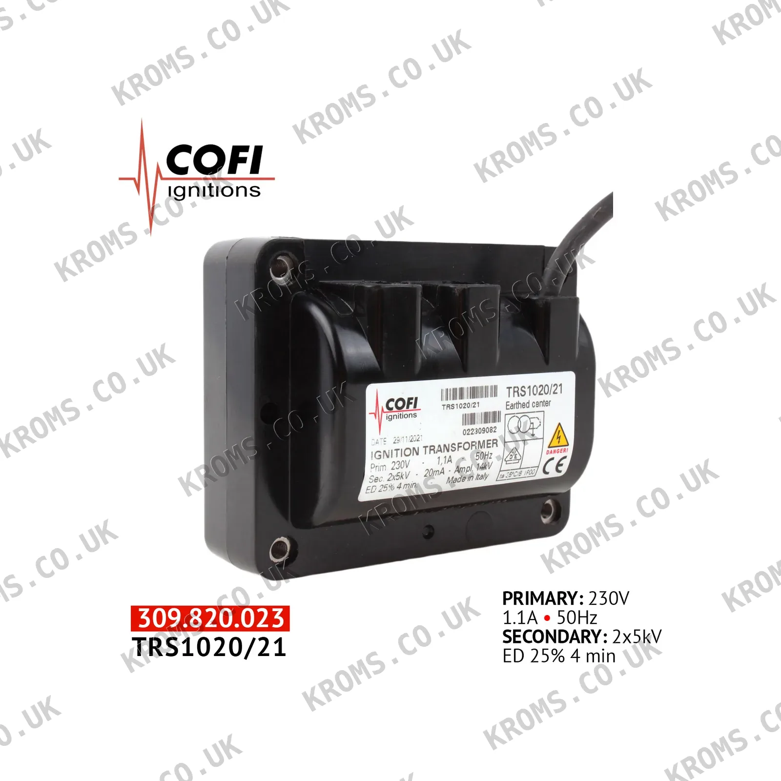 Cofi Ignition transformer TRS1020/21