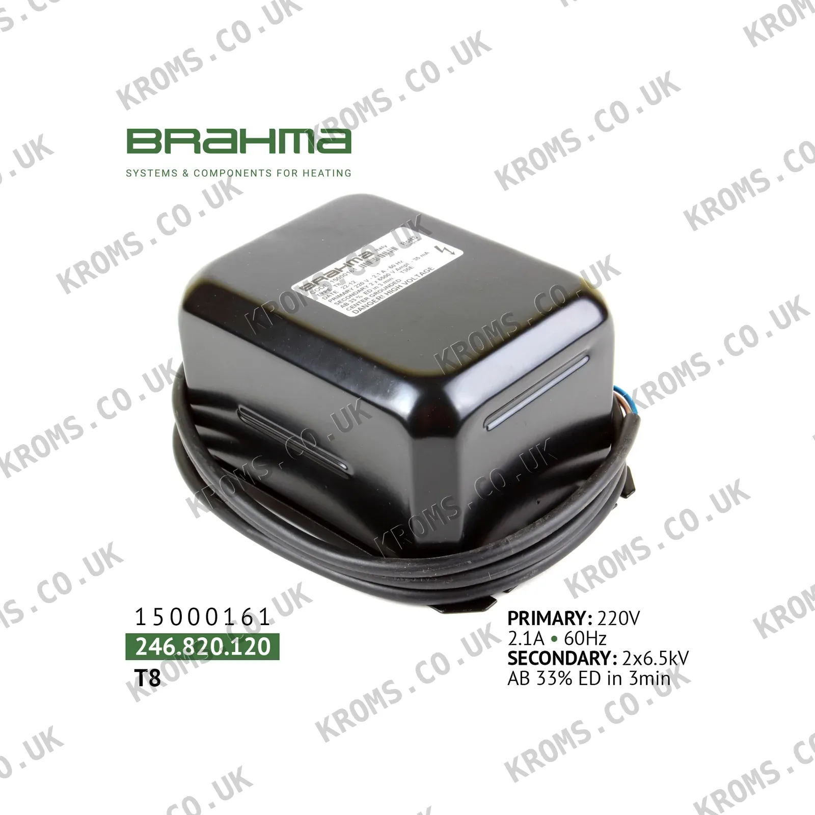 Brahma Ignition transformer 15000161