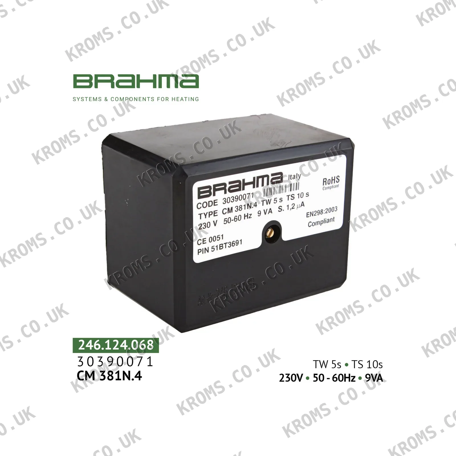 Brahma Control box CM381N.4 30390071