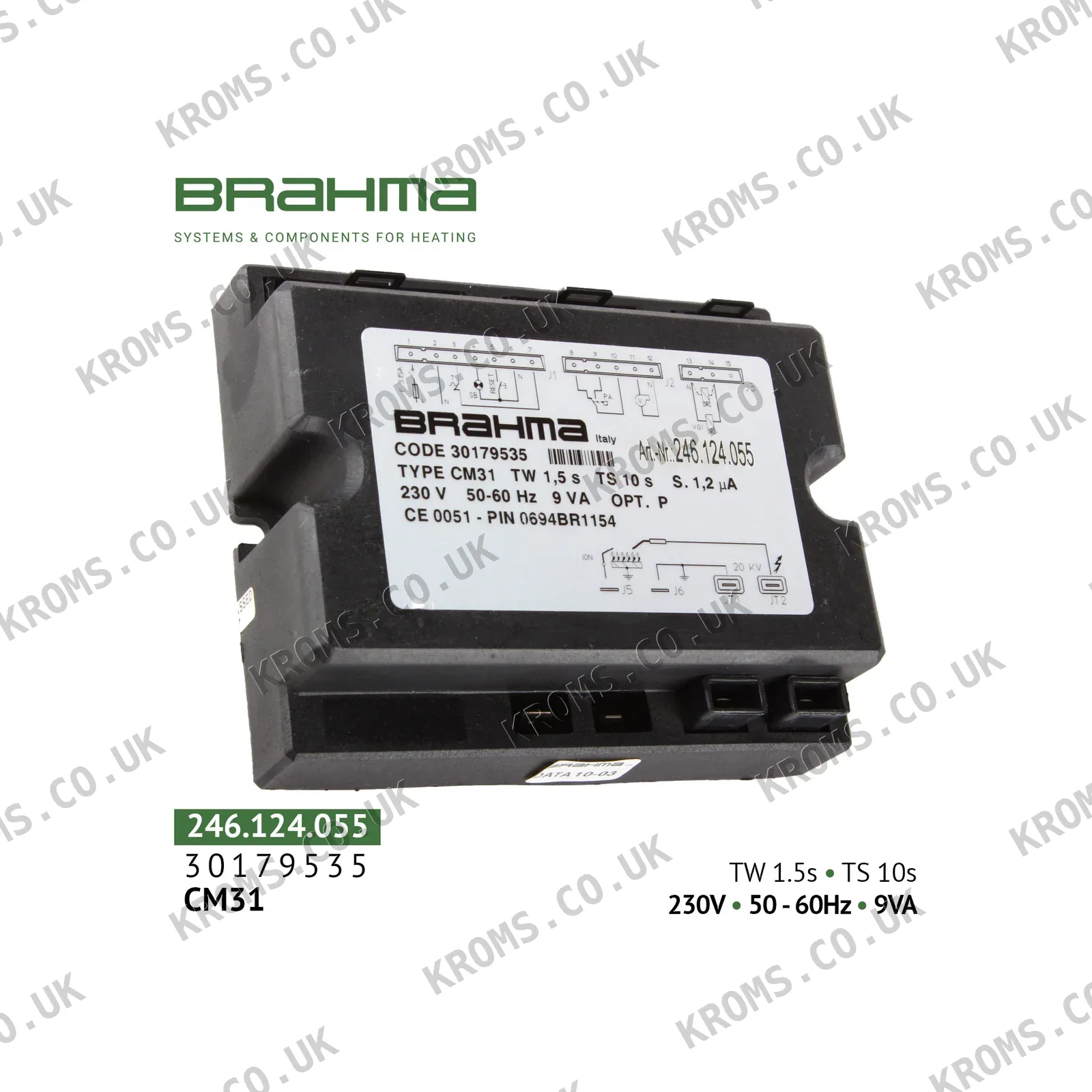 Brahma Burner control unit CM31 30179535