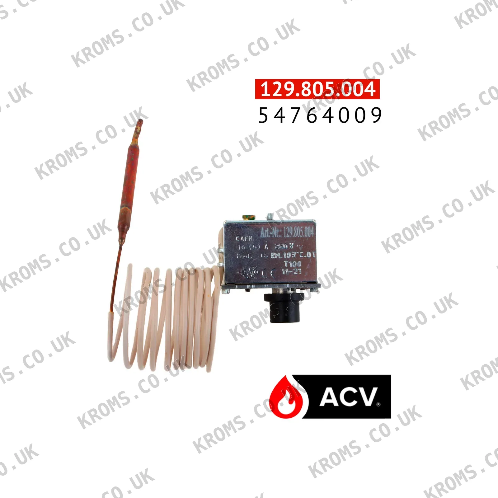 ACV Thermostat+reset 54764009