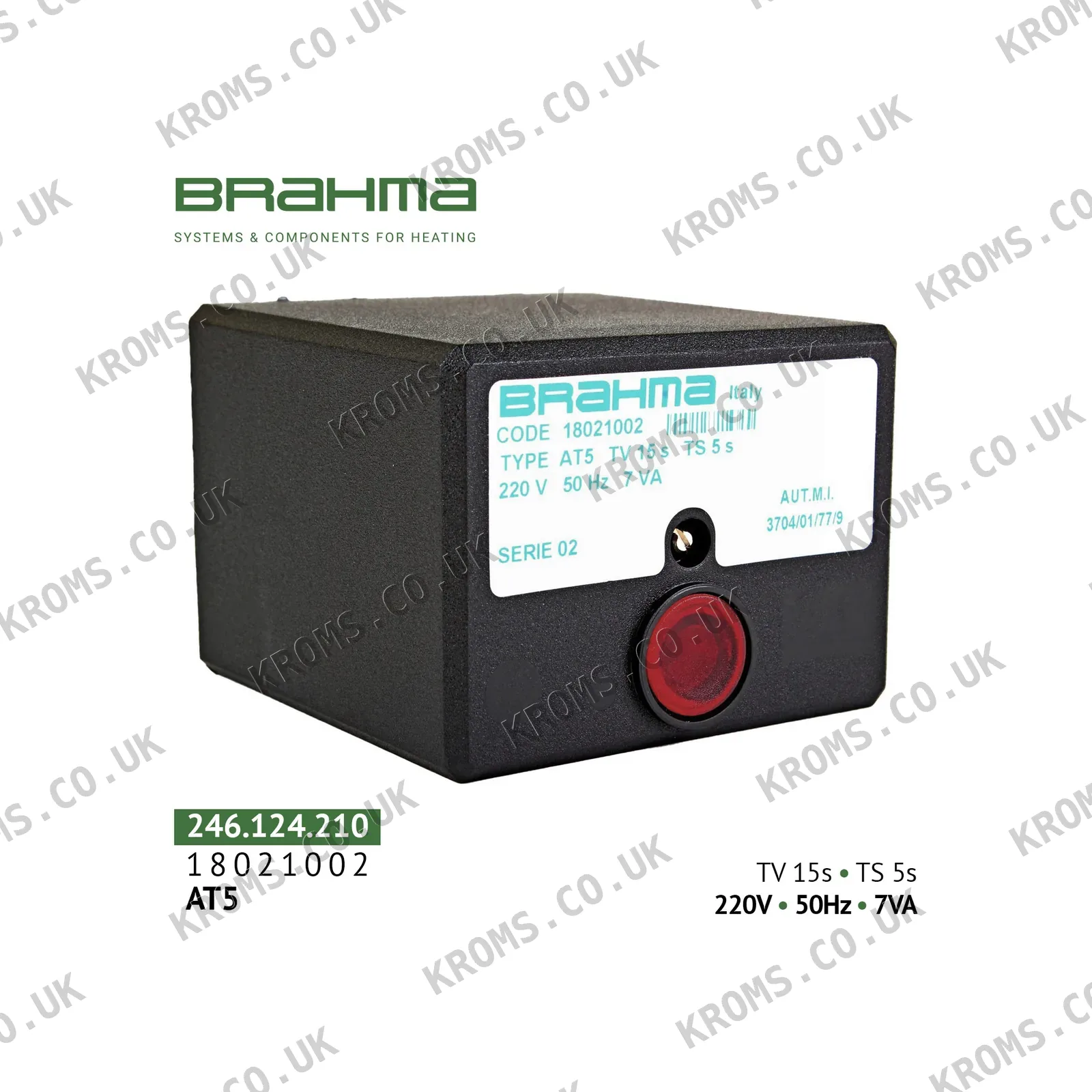 Brahma Burner control unit AT5 18021002