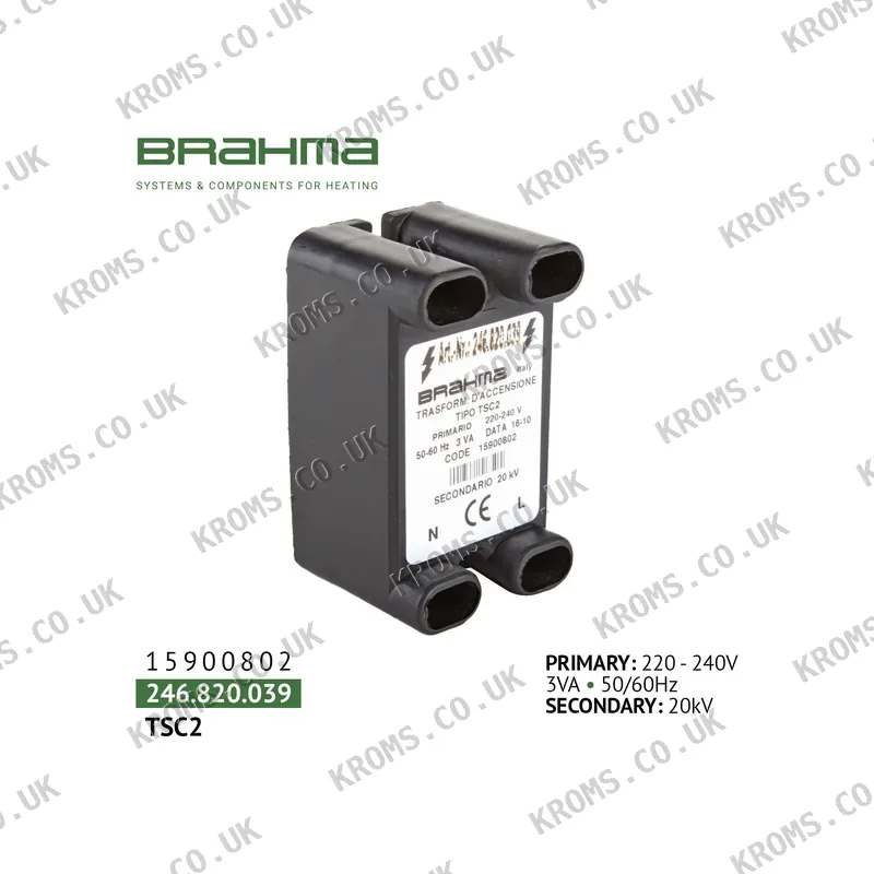 Brahma Ignition transformer TSC2 15900802