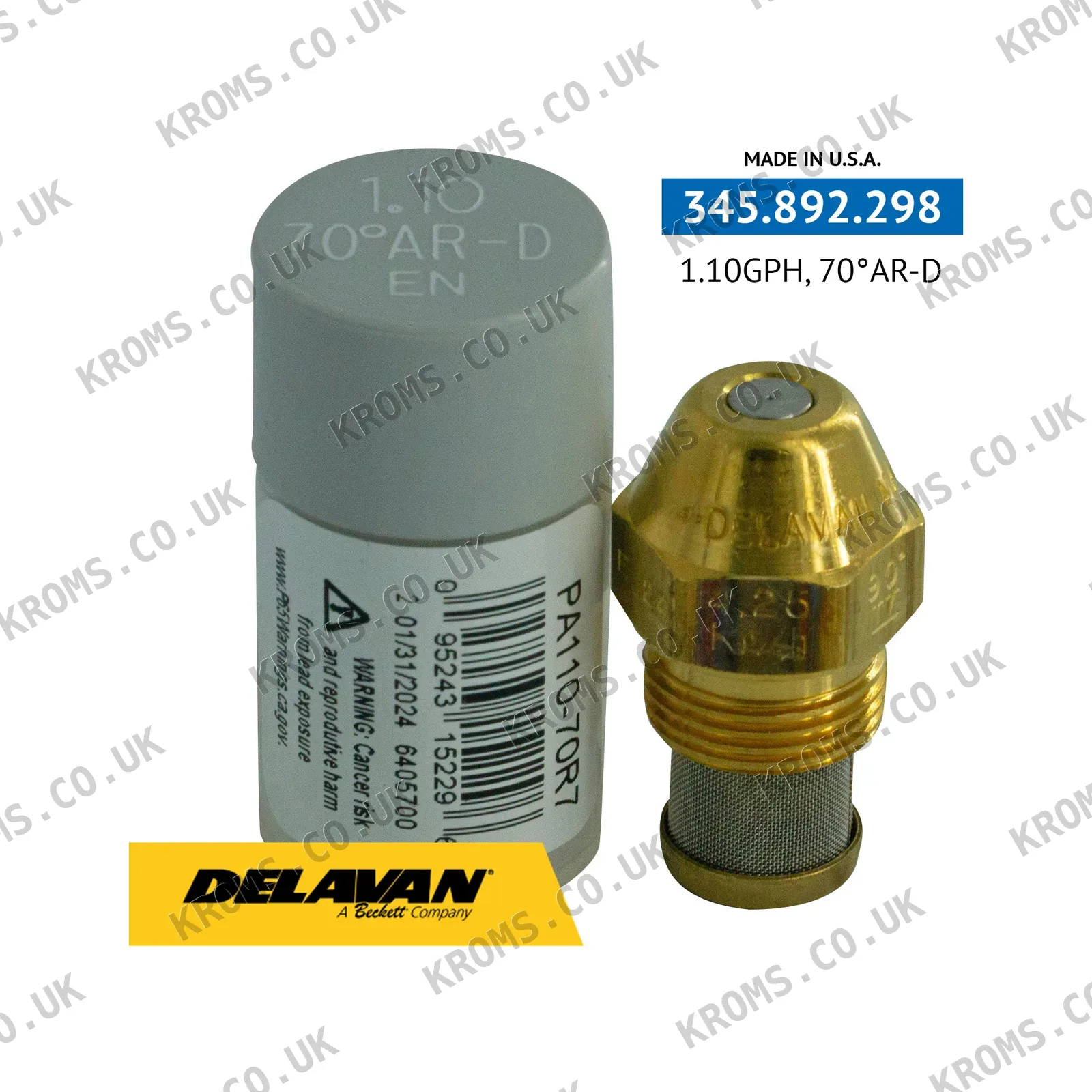 Delavan Oil burner nozzle PA110-70R7