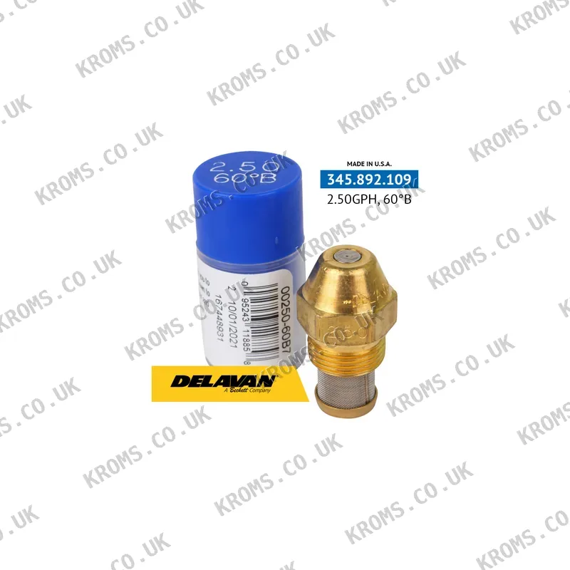 Delavan Oil burner nozzles 00250-60B7